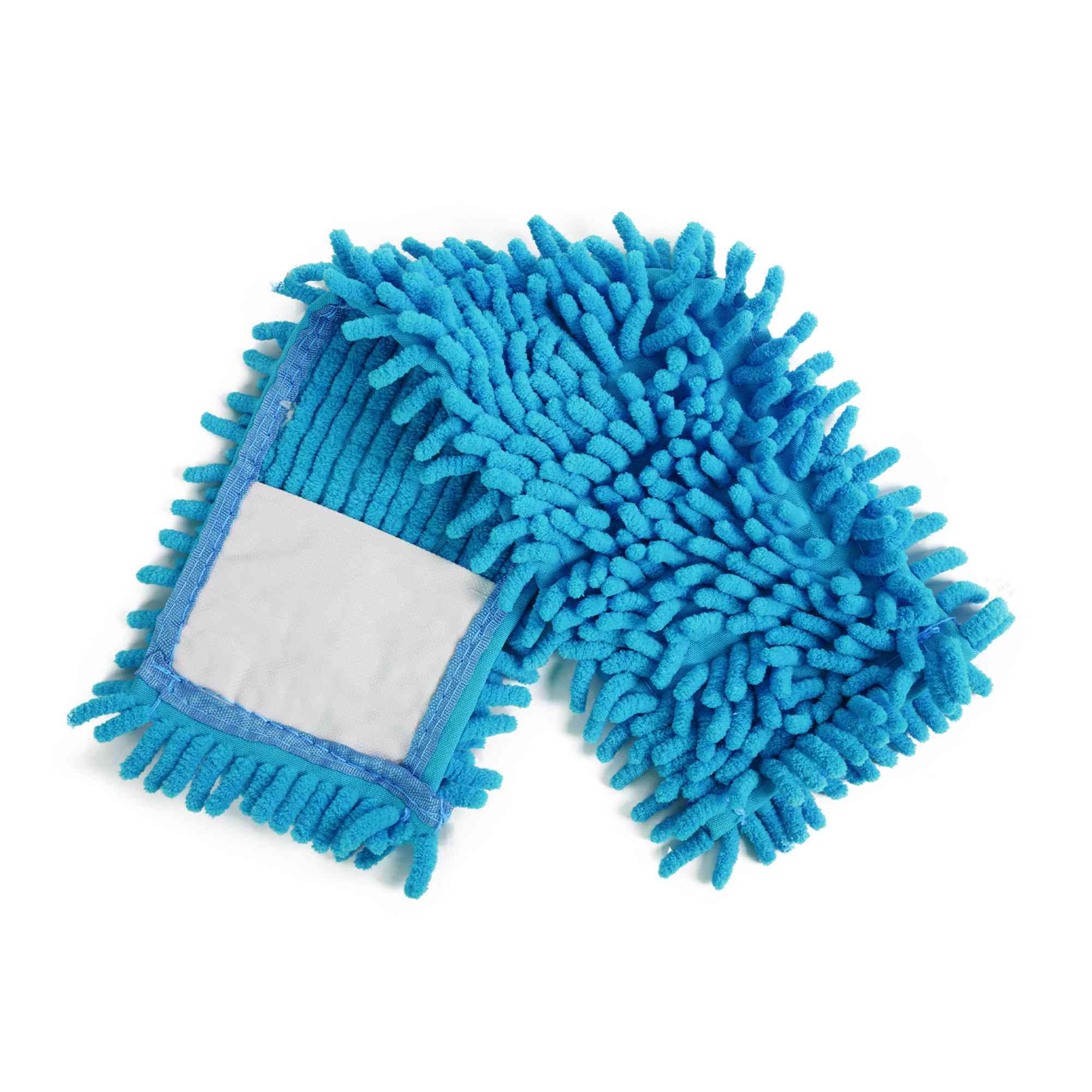 Насадка змінна для швабри з мікрофібри шиньйон "1000 пальців", блакитна Eco Fabric